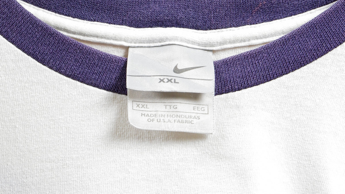 Nike - White Spell-Out T-Shirt 1990s XX-Large Vintage Retro