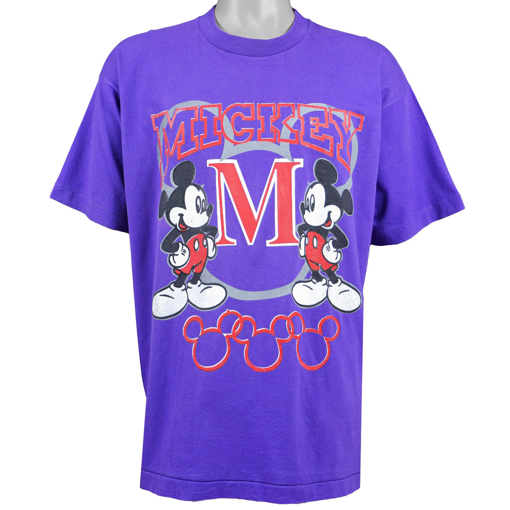 Disney - Mickey Mouse T-Shirt 1990s X-Large Vintage Retro