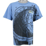 Vintage (Anvil) - Blue Richard E. Byrd World Explorer T-Shirt 1990s X-Large