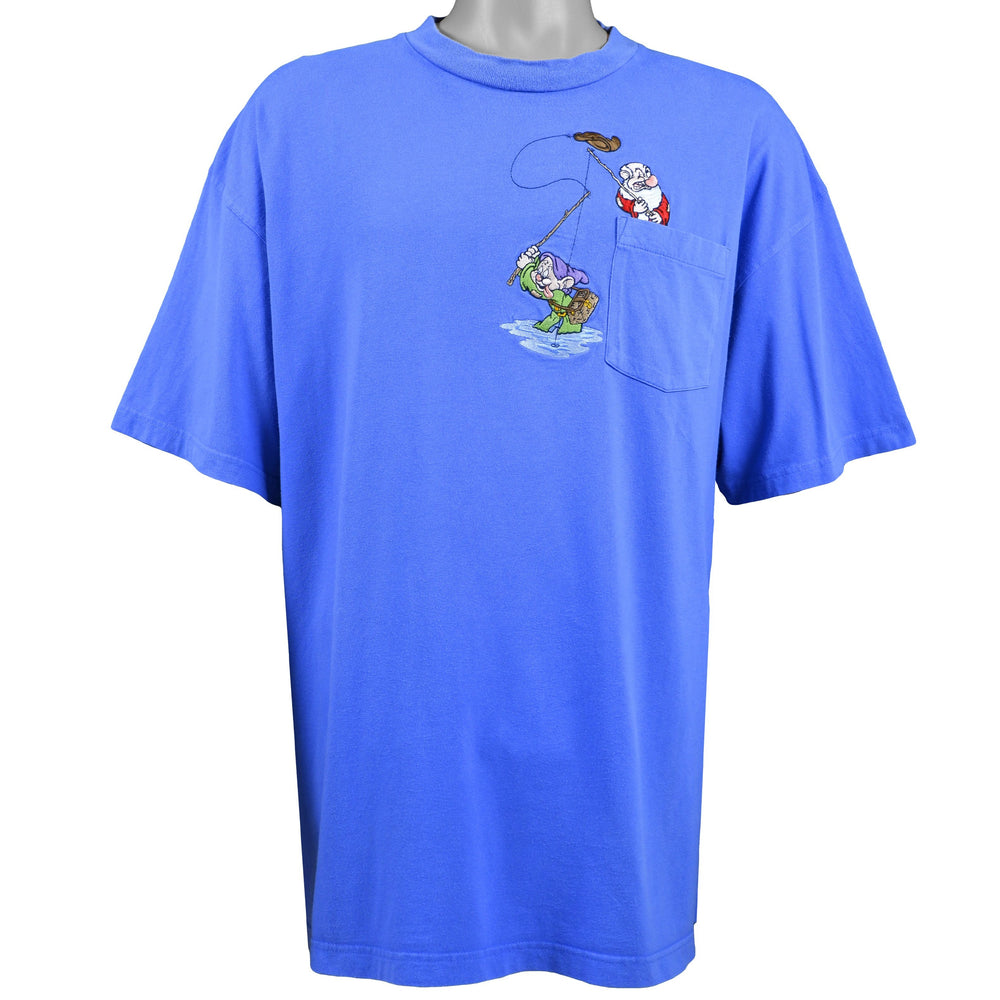 Disney - Grumpy & Dopey, Snow White & the Seven Dwarfs T-Shirt 1990s XX-Large Vintage Retro
