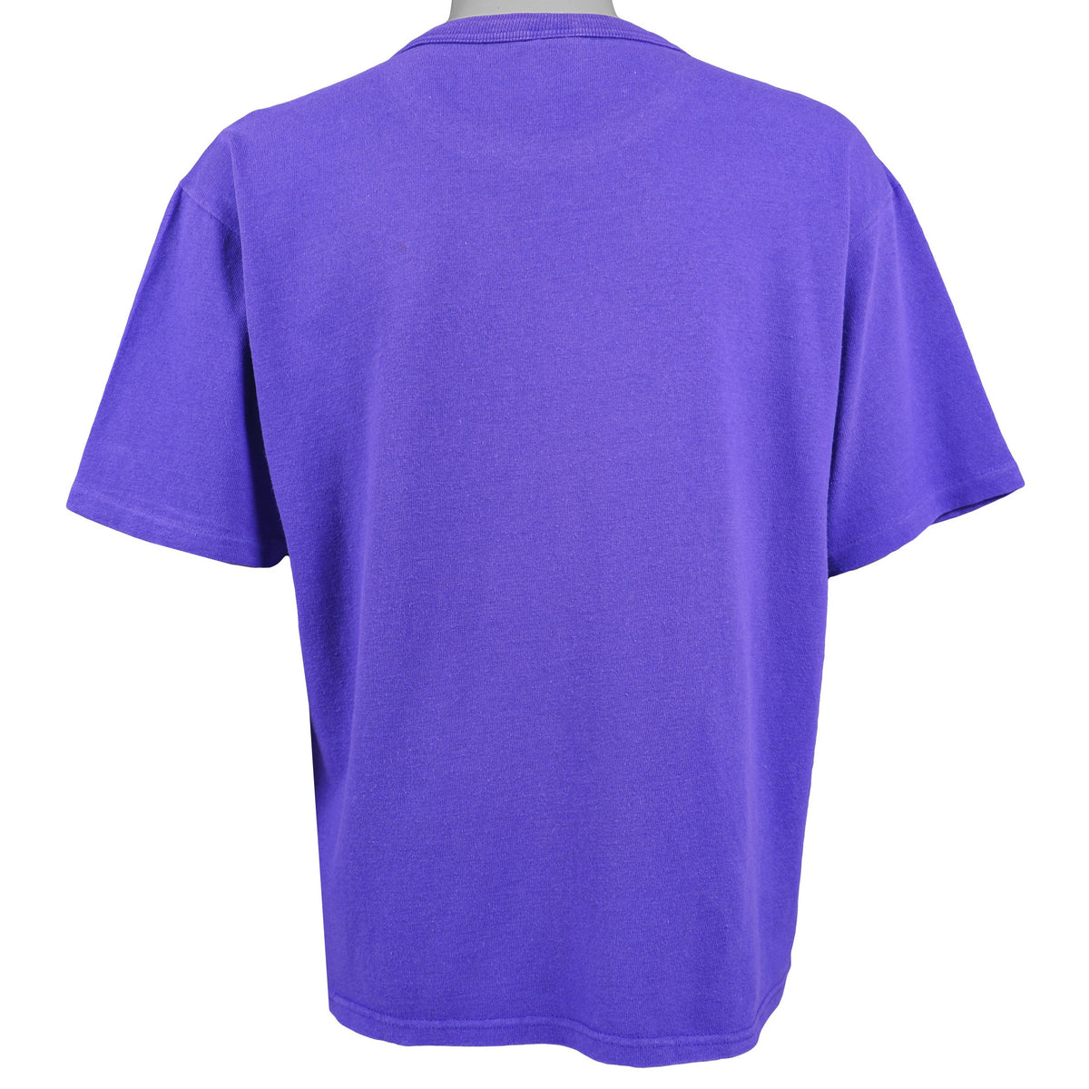 Champion - Purple Spell-Out T-Shirt 1990s Large Vintage Retro