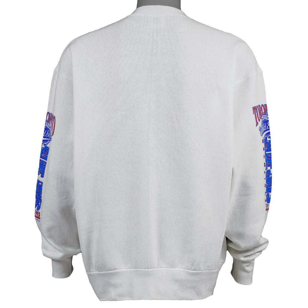 MLB - Toronto Blue Jays Crew Neck Sweatshirt 1993 X-Large Vintage Retro Baseball