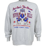 NFL - Buffalo Bills Crew Neck Sweatshirt 1993 X-Large Vintage Retro Football