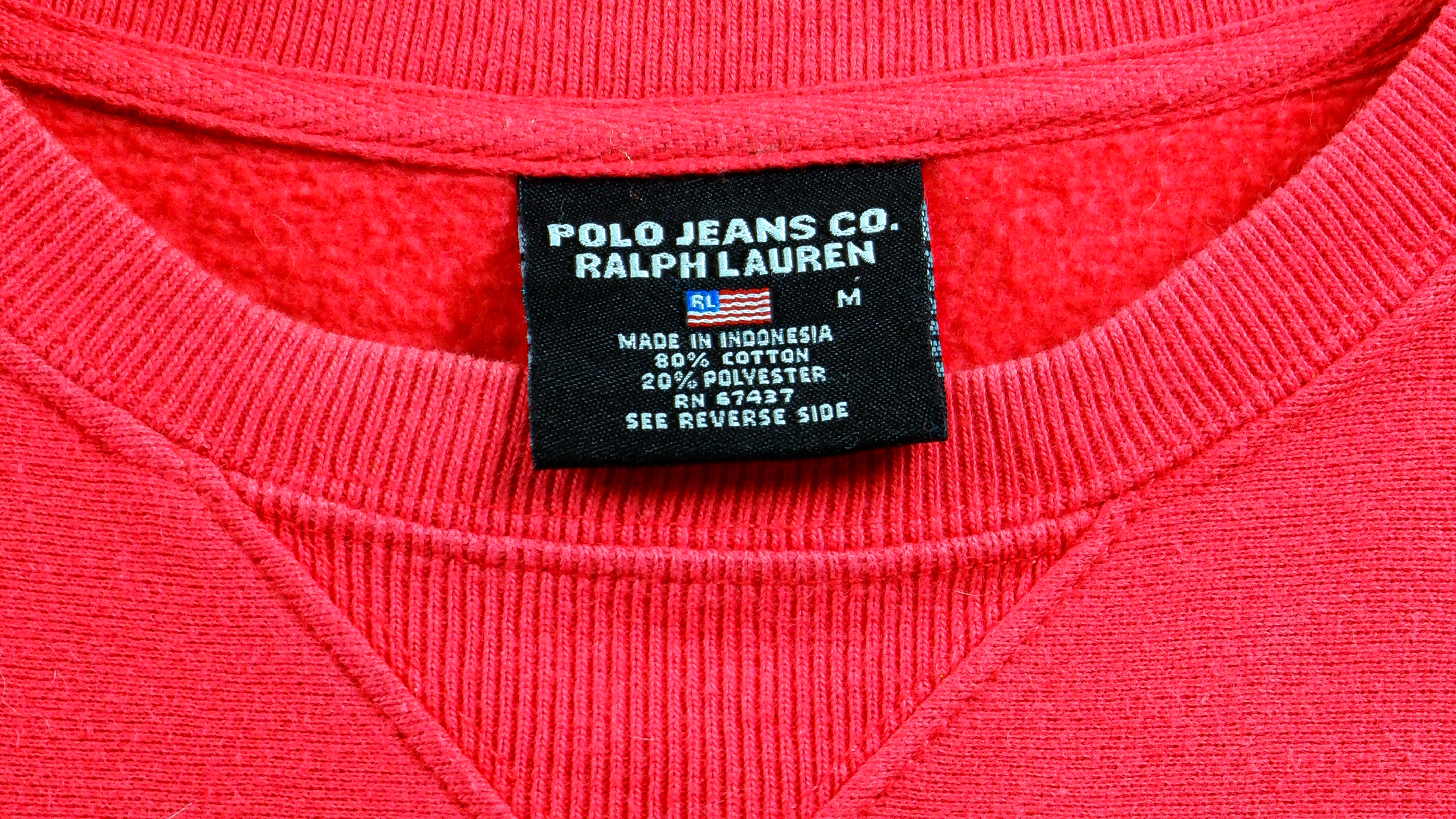 Vintage Ralph Lauren (Polo) Jeans Co. Spell-Out Sweatshirt 1990s Medium – Vintage Club Clothing
