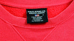 Ralph Lauren (Polo) - Red Spell-Out Sweatshirt 1990s Medium Vintage Retro