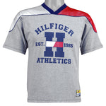 Tommy Hilfiger - Grey Hilfiger Athletics Spell-Out T-Shirt Small