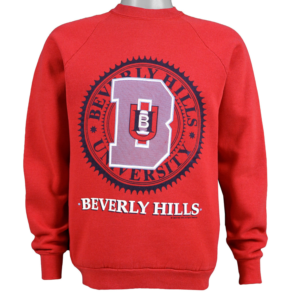 Vintage - Beverly Hills University Crew Neck Sweatshirt 1991 Medium Vintage Retro