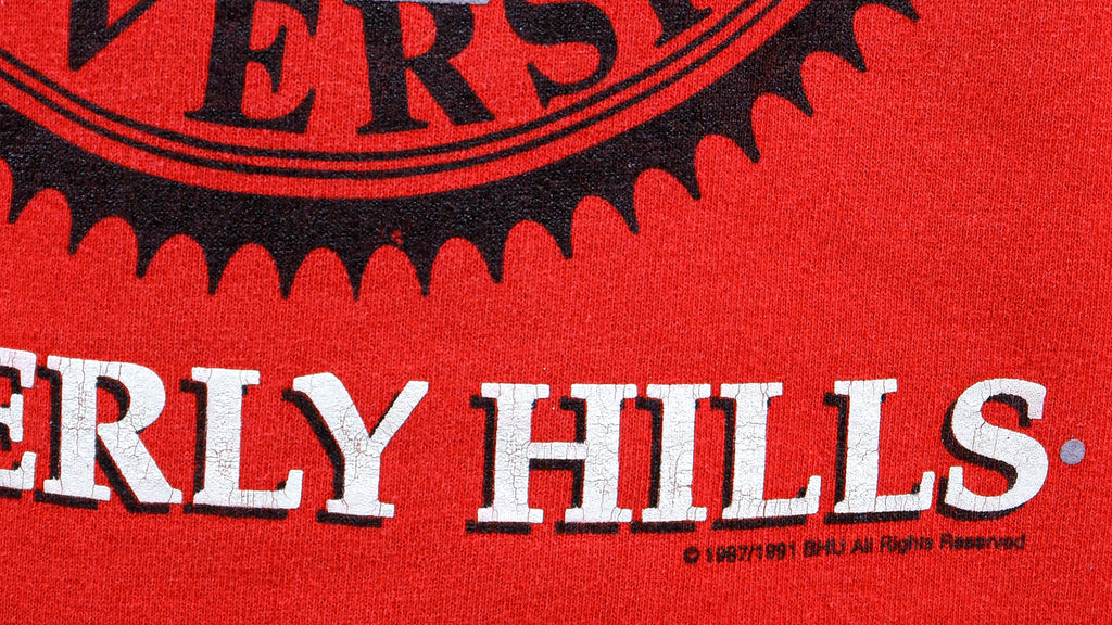 Vintage - Beverly Hills University Crew Neck Sweatshirt 1991 Medium Vintage Retro
