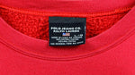 Ralph Lauren (Polo) - Red Spell-Out Sweatshirt 1990s Large Vintage Retro