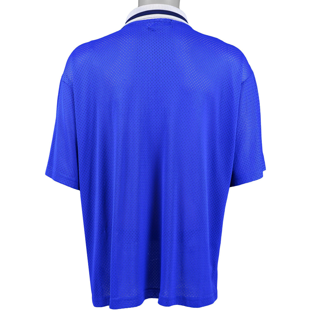 Nautica - Blue Polo T-Shirt 1990s X-Large Vintage Retro
