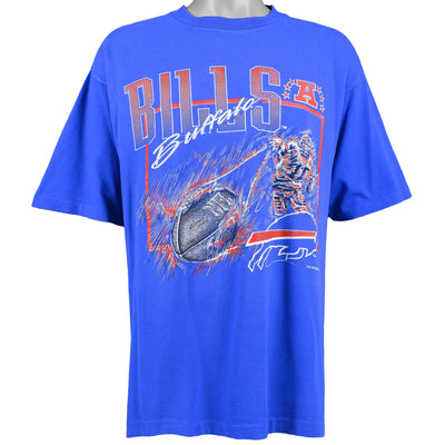 NFL (Logo 7) - Buffalo Bills Spell-Out T-Shirt 1993 X-Large