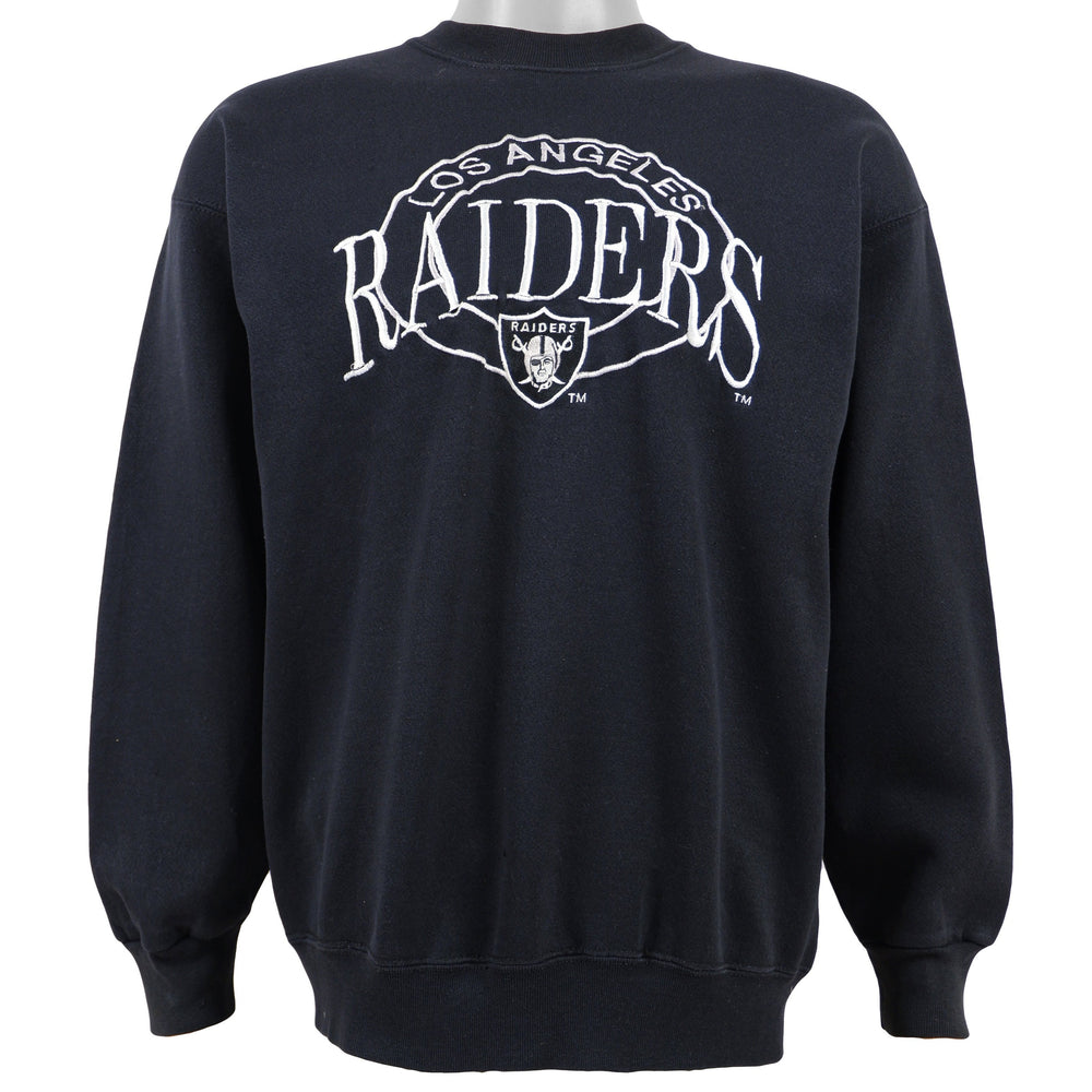 NFL (Competitor) - Oakland Raiders Sweatshirt 1990s Large Vintage Retro Football