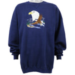 Vintage (Santee) - Eagle Embroidered Deadstock Sweatshirt 1990s XX-Large