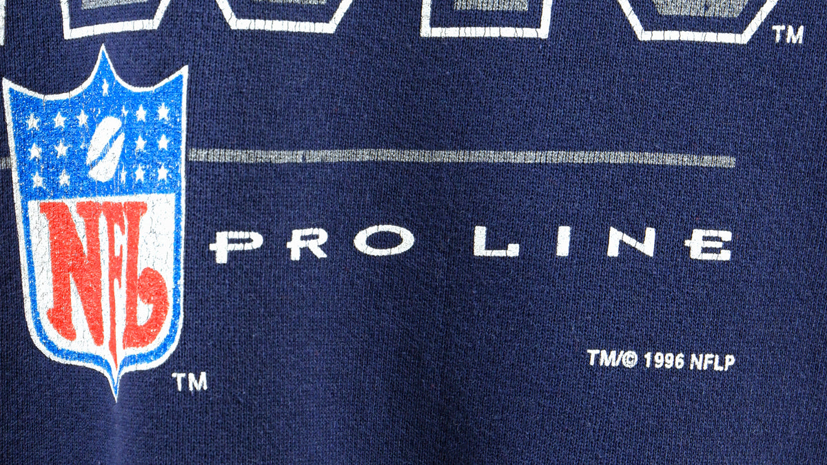 NFL (Logo Athletic) - Dallas Cowboys Deadstock Sweatshirt 1996 X-Large Vintage Retro Football