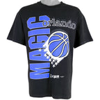 NBA (Hanes) - Orlando Magic Spell-Out T-Shirt 1994 Large Vintage Retro Basketball