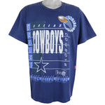 NFL (Salem) - Dallas Cowboys Spell-Out T-Shirt 1992 X-Large Vintage Retro Football
