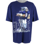 NFL (Salem) - Cowboys Troy Aikman #8 T-Shirt 1995 X-Large Vintage Retro Football
