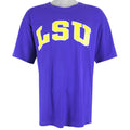 NCAA (Campus Colors) - LSU Tiger T-Shirt 1990s X-Large Vintage Retro Football