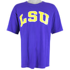NCAA (Campus Colors) - LSU Tiger T-Shirt 1990s X-Large Vintage Retro Football