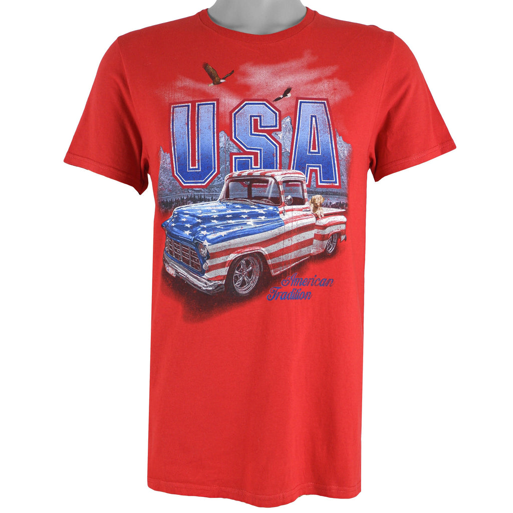Vintage (Spirit of America) - USA T-Shirt 1990s Medium Vintage Retro