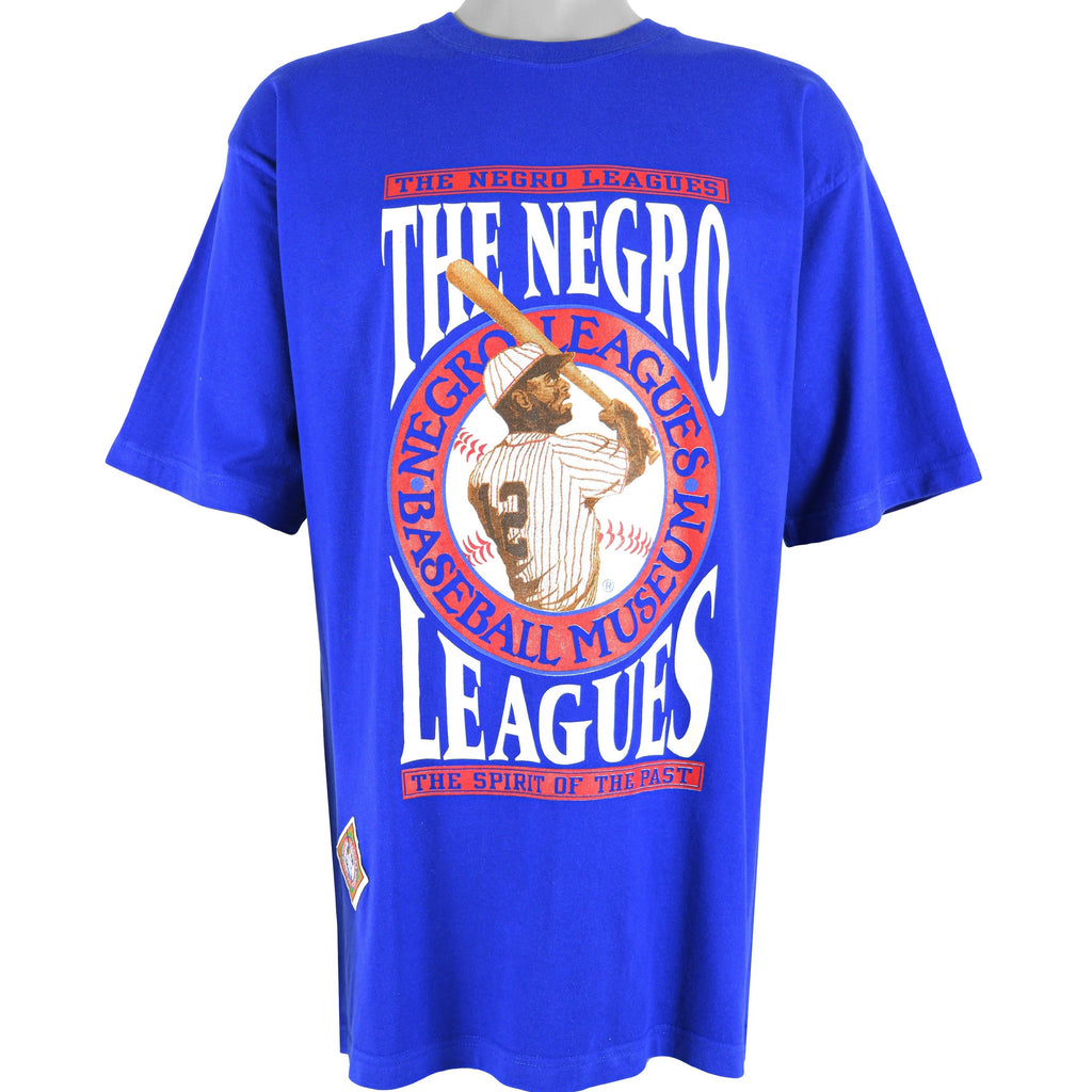 MLB - The Negro Leagues Spell-Out T-Shirt 1990s X-Large Vintage Retro Baseball