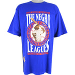 MLB - The Negro Leagues Spell-Out T-Shirt 1990s X-Large Vintage Retro Baseball