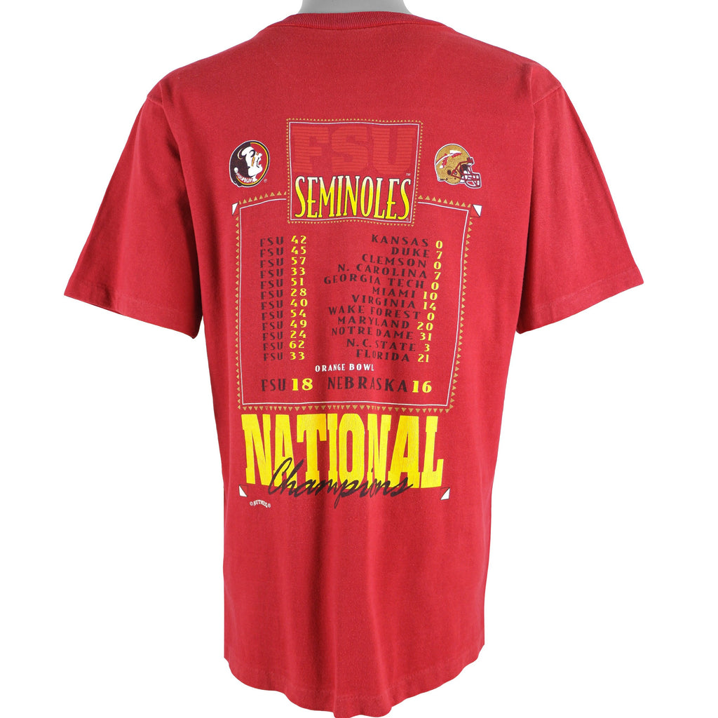 NCAA - Florida State Seminoles T-Shirt 1990s Medium Vintage Retro Football College