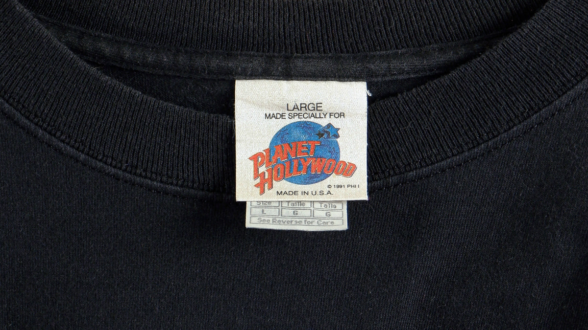 Vintage - Planet Hollywood T-Shirt 1990s Large Vintage Retro
