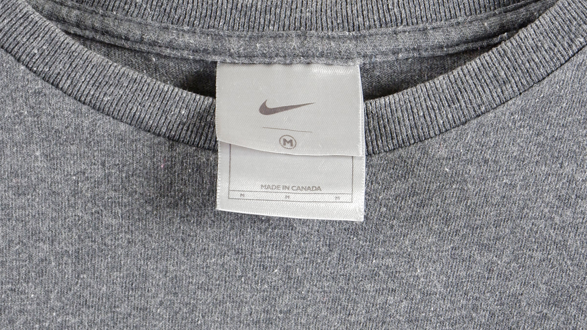 Nike - Grey T-Shirt 1990s Medium Vintage Retro
