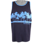 Nautica - Blue Nautica Jeans Co. Spell-Out Tank Top 1990s Large