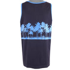 Nautica - Blue Spell-Out T-Shirt 1990s Large Vintage Retro