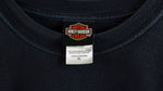 Harley Davidson - Black Spell-Out T-Shirt 1990s X-Large Vintage Retro