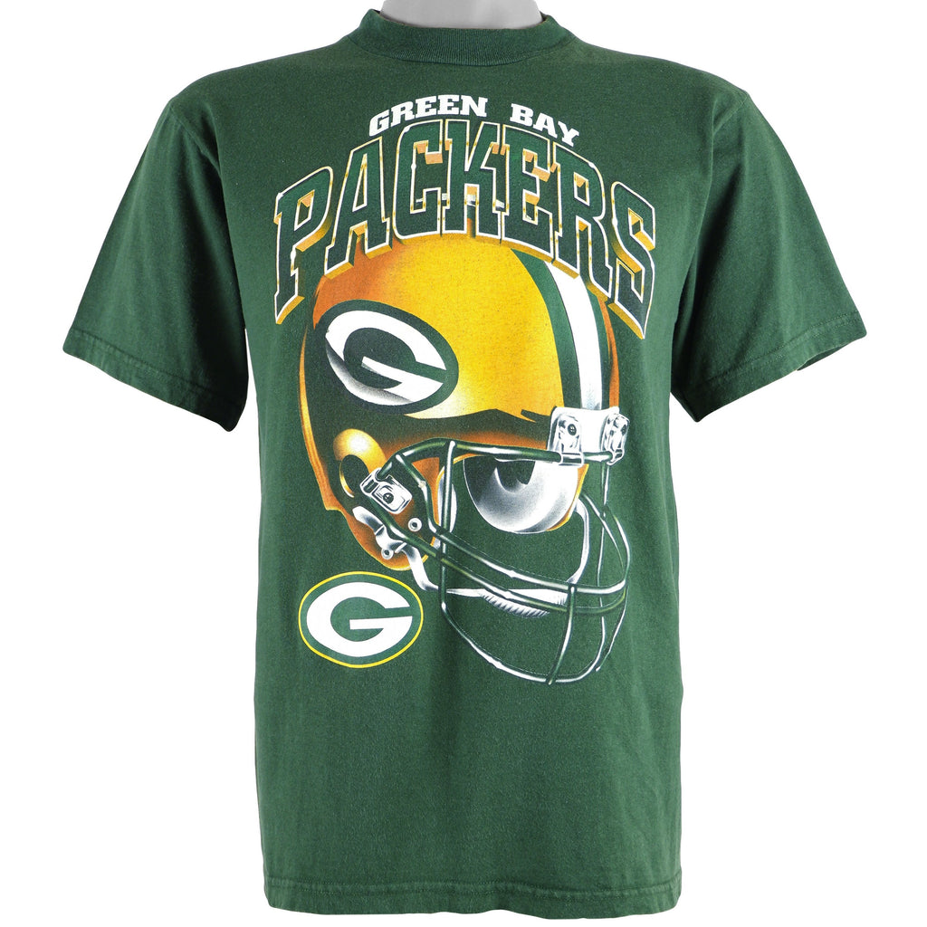 NFL (True Fan) - Green Bay Packers Deadstock T-Shirt 1990s Medium Vintage Retro Football