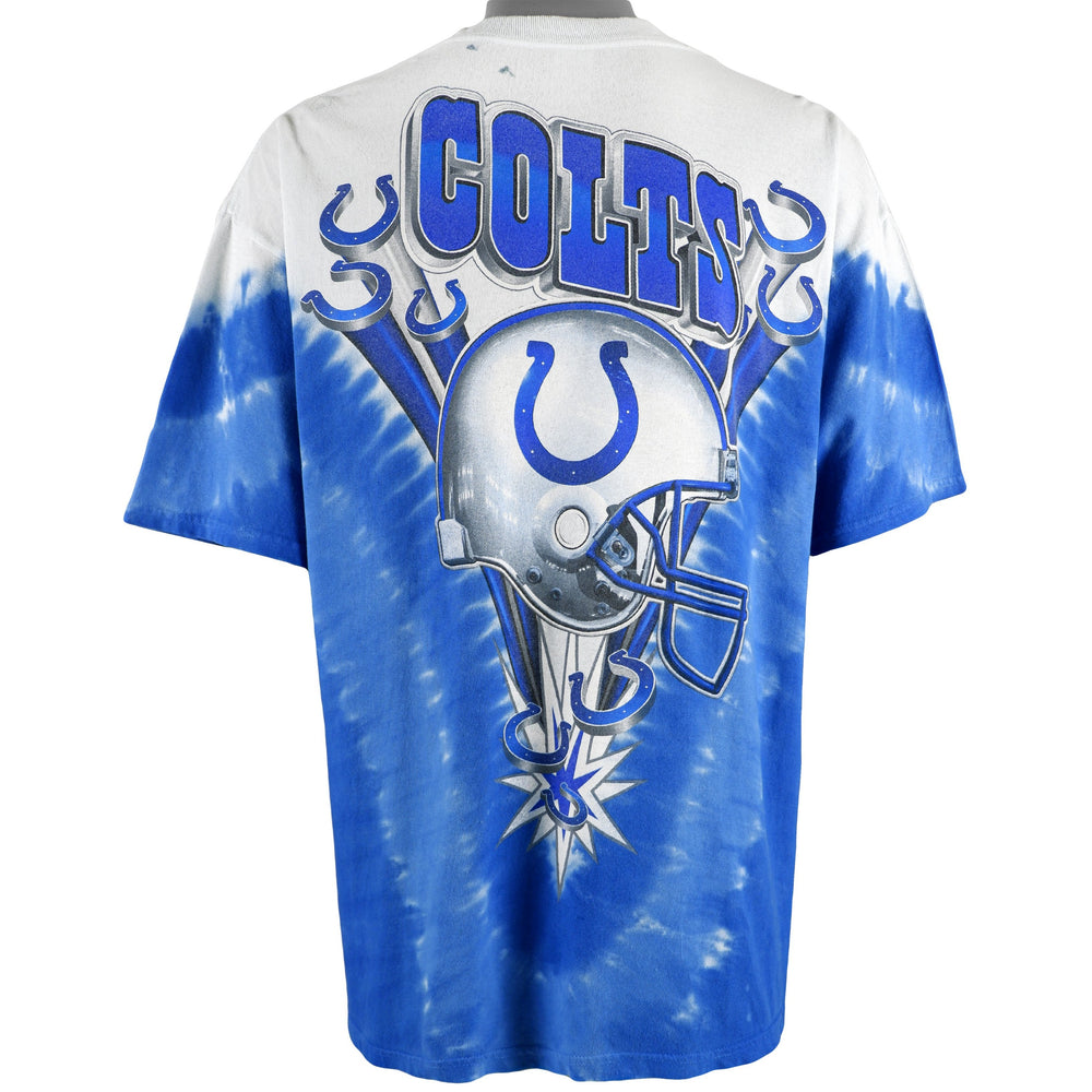 NFL - Indianapolis Colts Spell-Out T-Shirt 1990s X-Large Vintage Retro