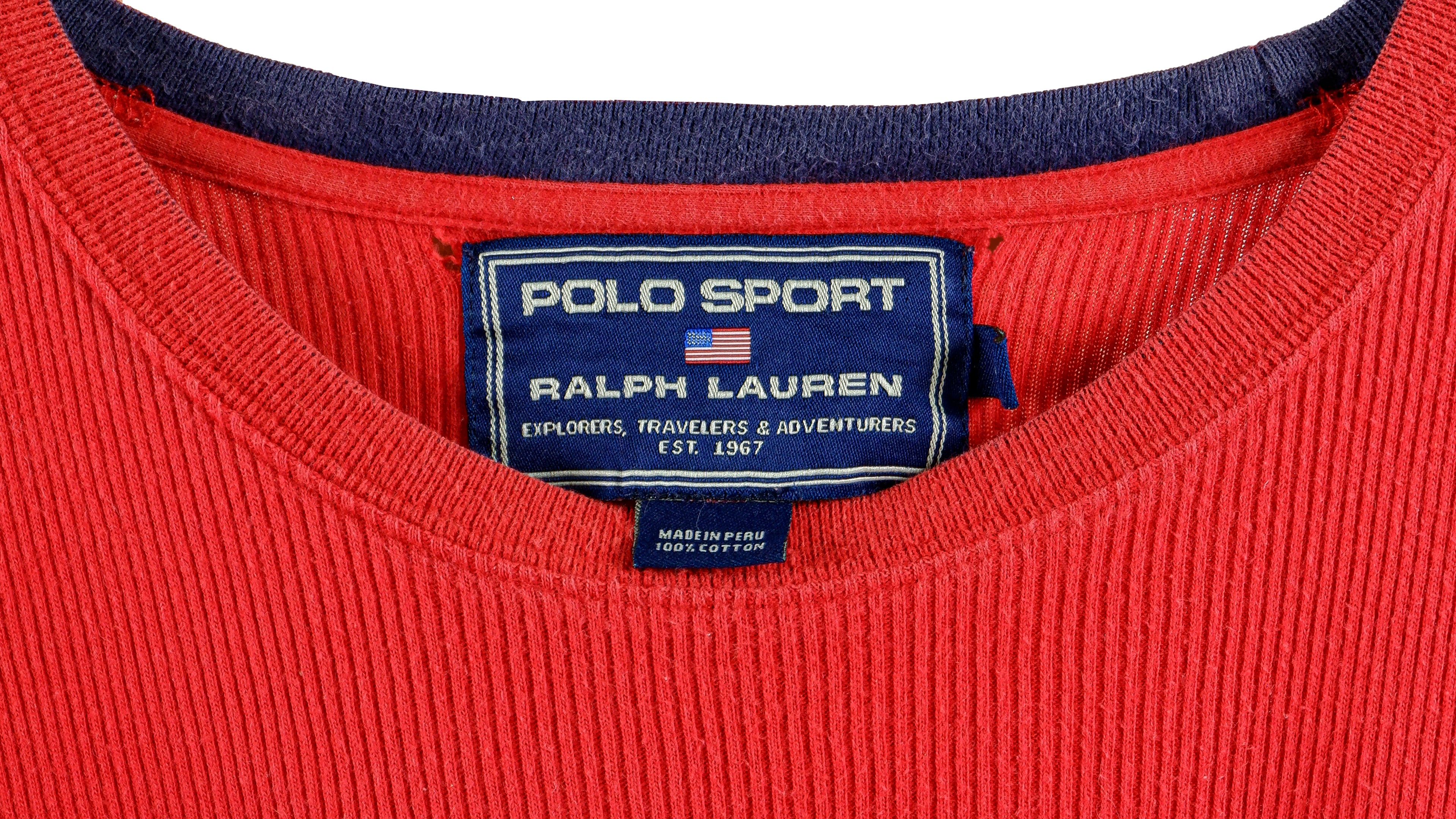 Tommy Hilfiger - Red T-Shirt 1990s XX-Large Vintage Retro