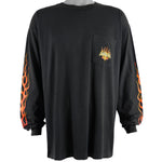 Harley Davidson - Spell-Out Deadstock Long Sleeved Shirt 2000 X-Large Vintage Retro 