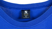 Nautica - Blue Spell-Out T-Shirt 1990s X-Large Vintage Retro