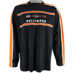 Harley Davidson - Hollywood, USA Spell-Out Deadstock Long Sleeved Shirt 1990s X-Large