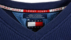 Tommy Hilfiger - Red Taped Logo T-Shirt 1990s XX-Large Vintage Retro