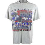 MLB - Atlanta Braves World Series Champions T-Shirt 1995 Large Vintage Retro Baseball