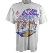 NBA (Nutmeg) - All Stars T-Shirt 1991 X-Large Vintage Retro