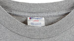 Champion - Grey Spell-Out T-Shirt 1990s Large Vintage Retro