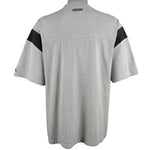 Adidas - Grey with Black Spell-Out T-Shirt 1990s X-Large Vintage Retro