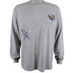 Vintage (WB) - Bugs Bunny & Daffy Duck Long Sleeved Shirt 2000s Large Vintage Retro