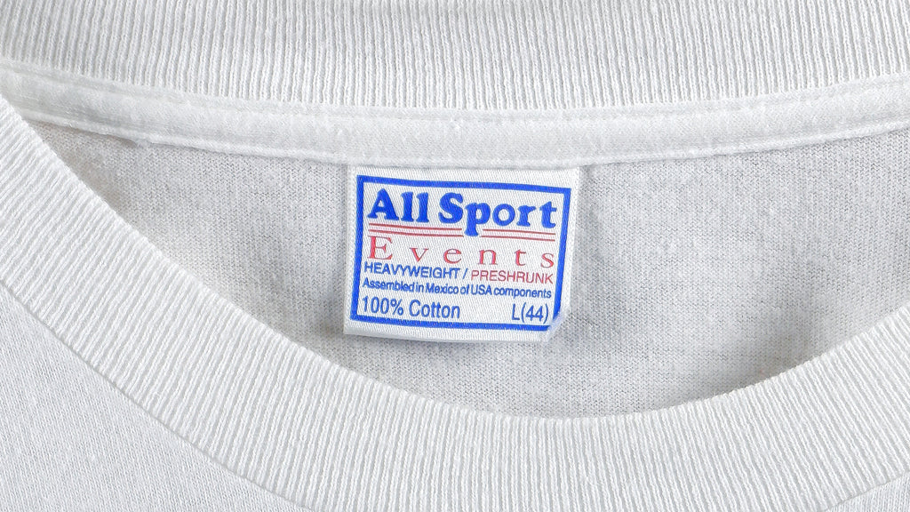 Vintage (All Sport Events) - My Good Luck Shirt Deadstock T-Shirt 1990s Large Vintage Retro