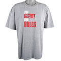 Nike - My Court My Rule T-Shirt 1990s X-Large Vintage Retro Basketball