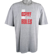 Nike - My Court My Rule T-Shirt 1990s X-Large Vintage Retro Basketball