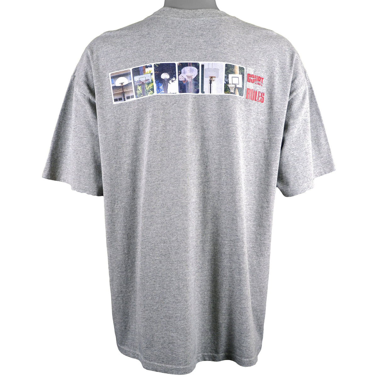 Nike - My Court My Rule T-Shirt 1990s X-Large Vintage Retro Basketball