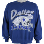 NFL (Brooks) - Dallas Cowboys Spell-Out Sweatshirt 1993 Medium Vintage Retro Football