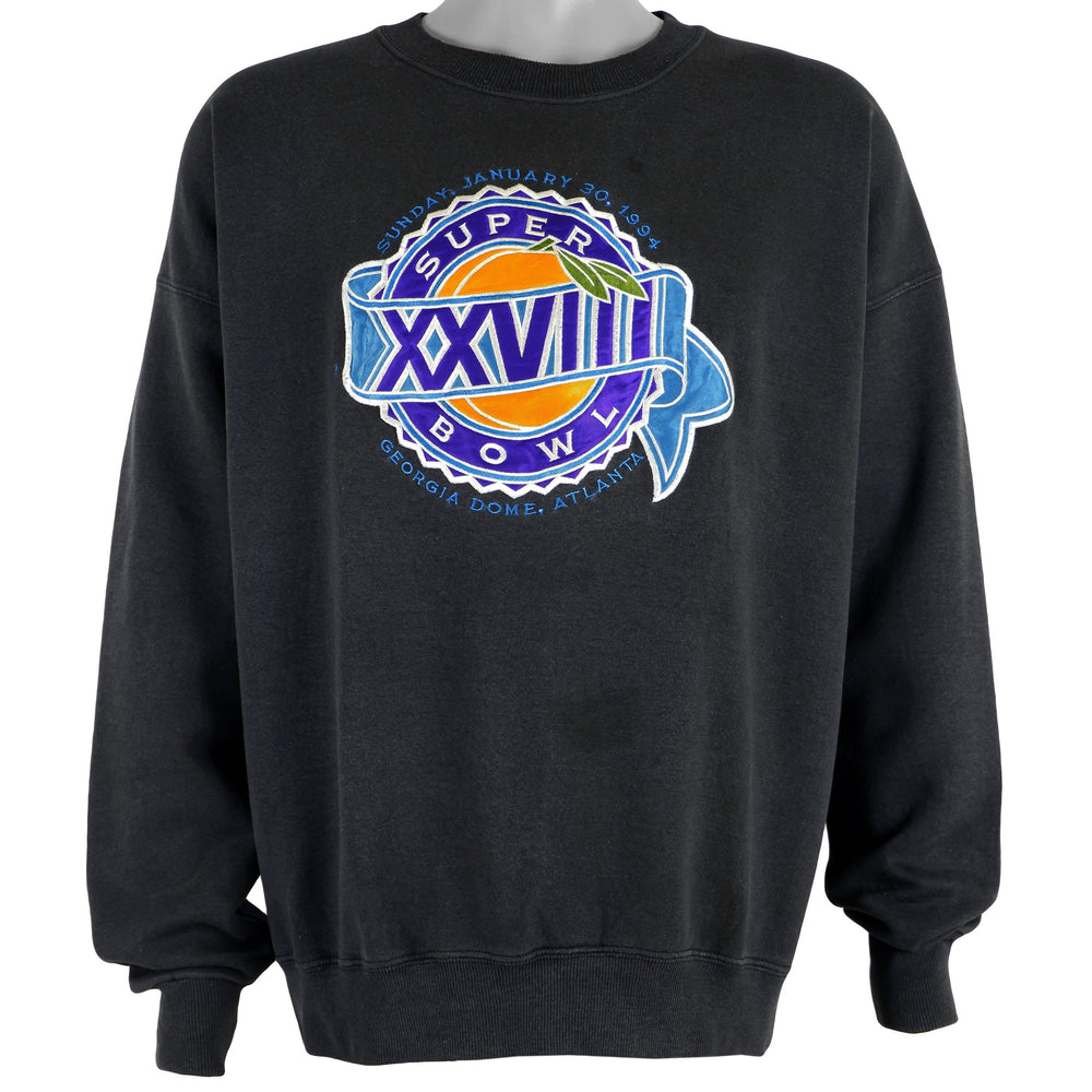 NFL (All Apparel) - Super Bowl XXVIII - Atlanta Sweatshirt 1994 X-Large Vintage Retro Football
